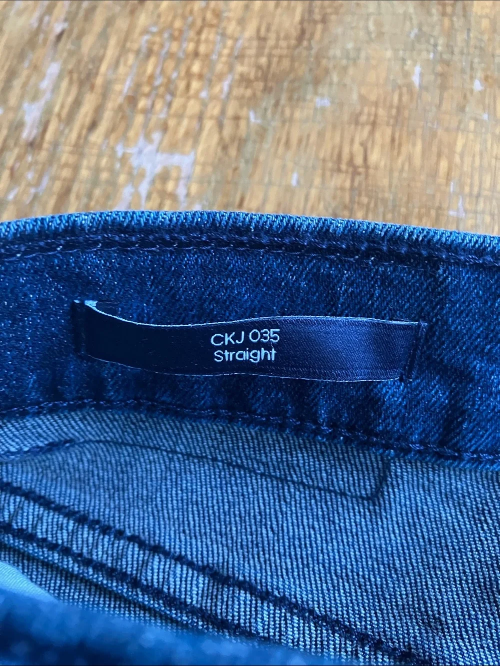 Calvin Klein Men's Deep Blue Straight Jeans
